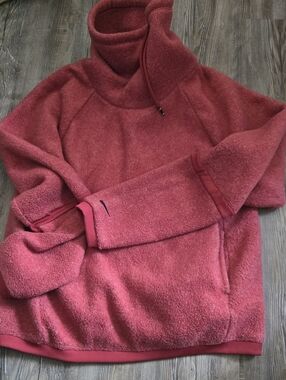 Nike Rose Pink  Funnel Neck Pullover